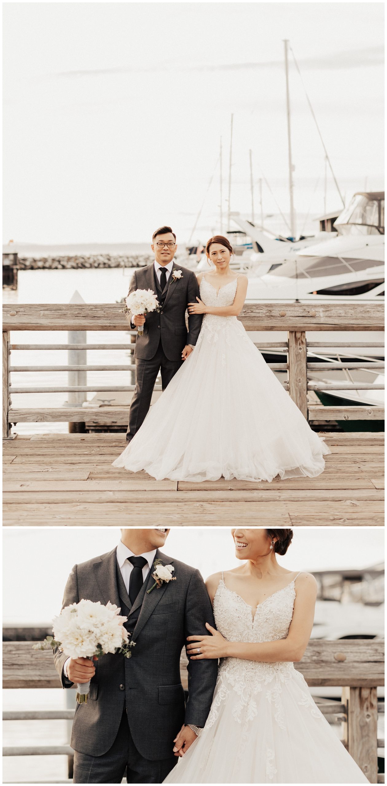 Wedding Portraits at Edmonds Yacht Club 