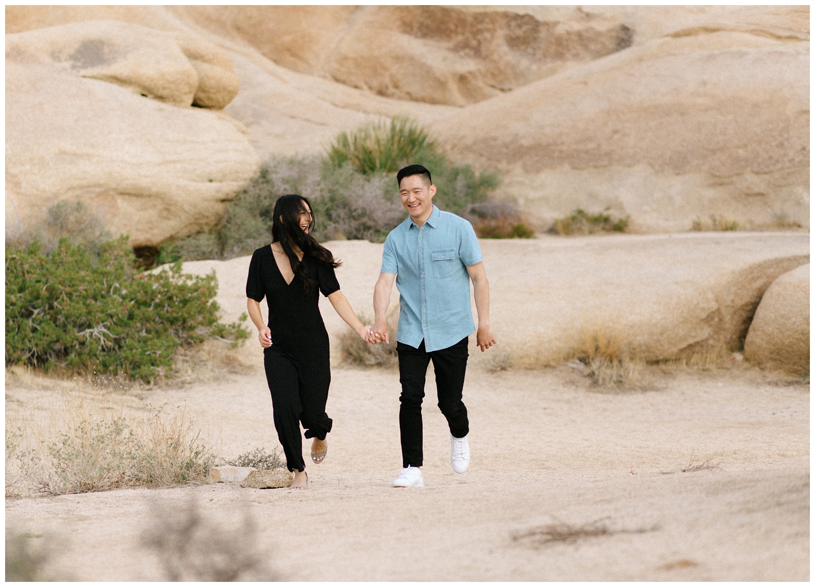 Engagement session in Joshua Tree