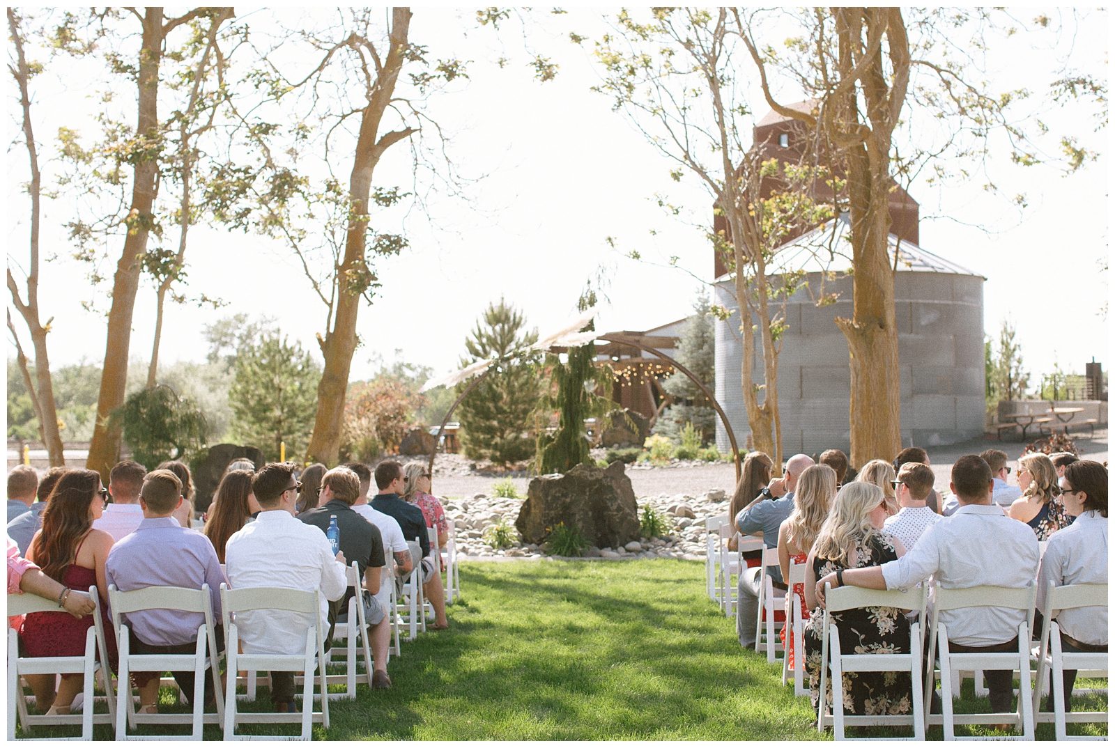Echo Ridge Cellars Outdoor Wedding Ceremony