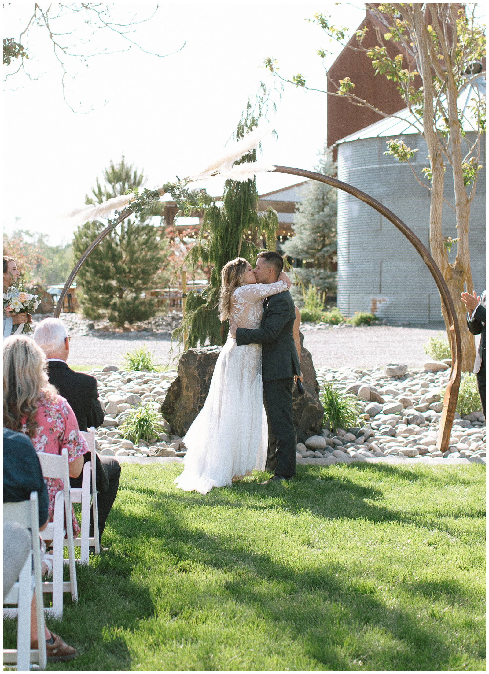 Echo Ridge Cellars Outdoor Wedding Ceremony